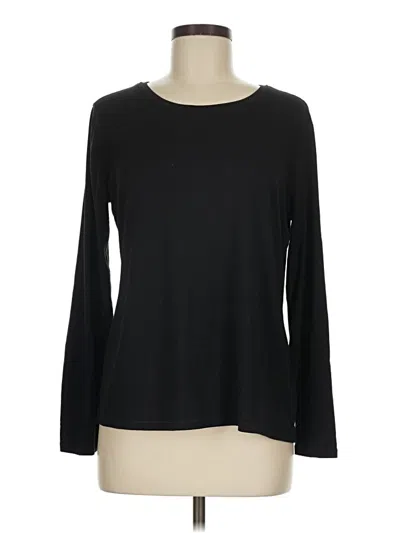 Pre-owned Athletic Works Long Sleeve T-shirt In Black