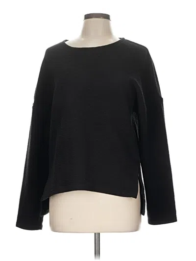 Pre-owned Athletic Works Long Sleeve T-shirt In Black