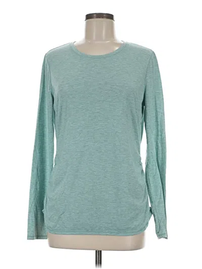 Pre-owned Athletic Works Long Sleeve T-shirt In Blue