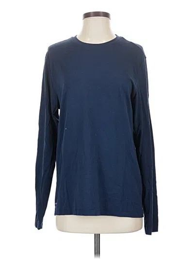 Pre-owned Athletic Works Long Sleeve T-shirt In Blue