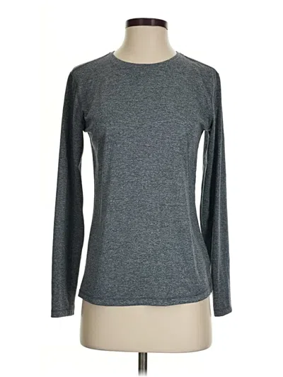 Pre-owned Athletic Works Long Sleeve T-shirt In Gray