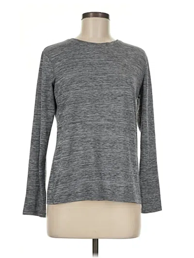 Pre-owned Athletic Works Long Sleeve T-shirt In Gray