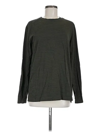 Pre-owned Athletic Works Long Sleeve T-shirt In Green