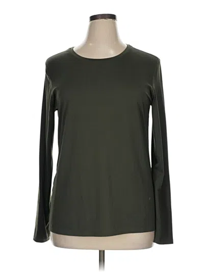 Pre-owned Athletic Works Long Sleeve T-shirt In Green