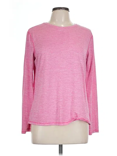 Pre-owned Athletic Works Long Sleeve T-shirt In Pink