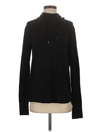Pre-owned Athletic Works Long Sleeve Turtleneck In Black