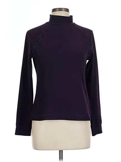 Pre-owned Athletic Works Long Sleeve Turtleneck In Purple