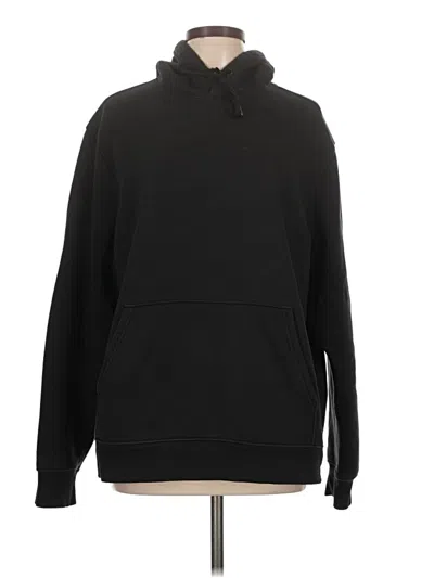 Pre-owned Athletic Works Pullover Hoodie In Black