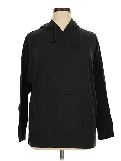 Pre-owned Athletic Works Pullover Hoodie In Black