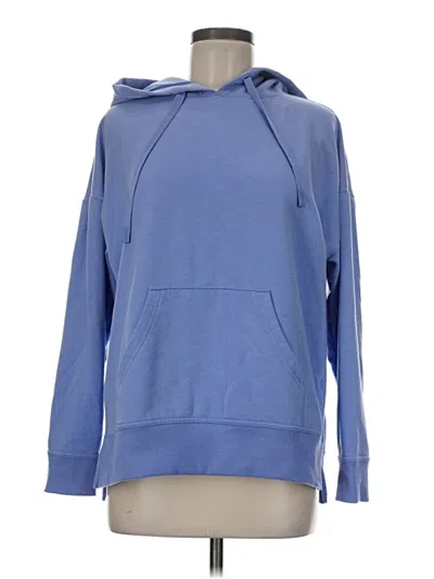 Pre-owned Athletic Works Pullover Hoodie In Blue