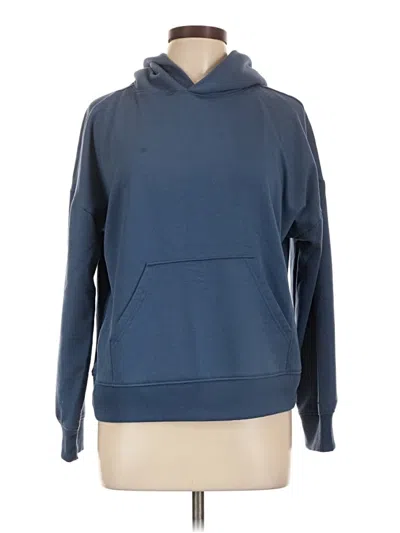 Pre-owned Athletic Works Pullover Hoodie In Blue