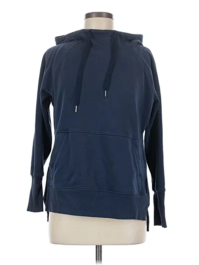 Pre-owned Athletic Works Pullover Hoodie In Blue