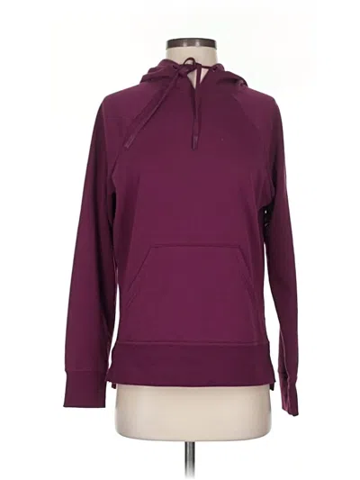 Pre-owned Athletic Works Pullover Hoodie In Burgundy