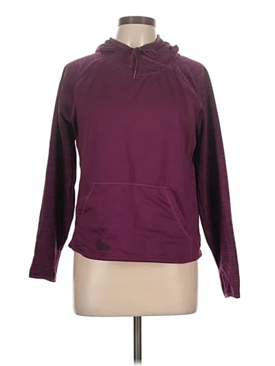 Pre-owned Athletic Works Pullover Hoodie In Burgundy