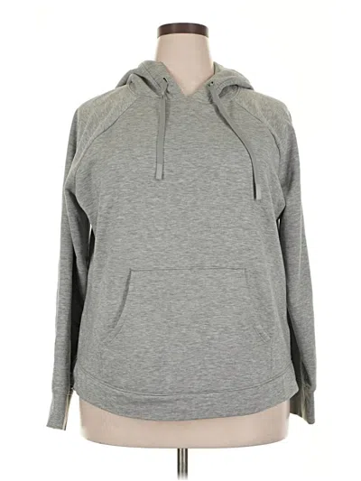 Pre-owned Athletic Works Pullover Hoodie In Gray