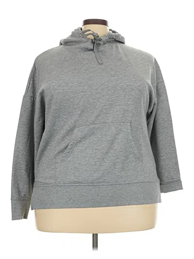 Pre-owned Athletic Works Pullover Hoodie In Gray