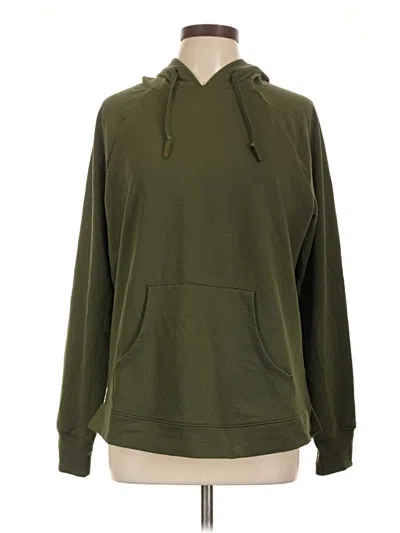Pre-owned Athletic Works Pullover Hoodie In Green