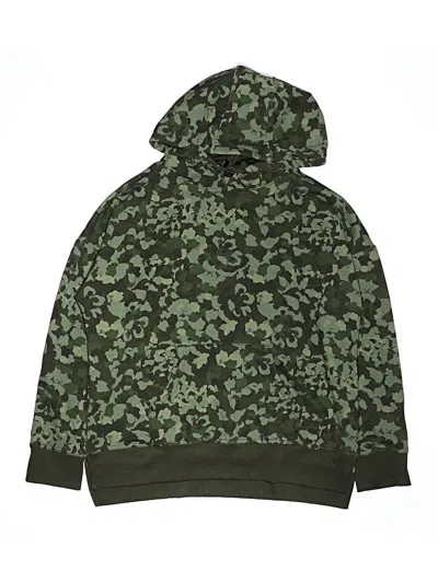 Pre-owned Athletic Works Kids' Pullover Hoodie In Green