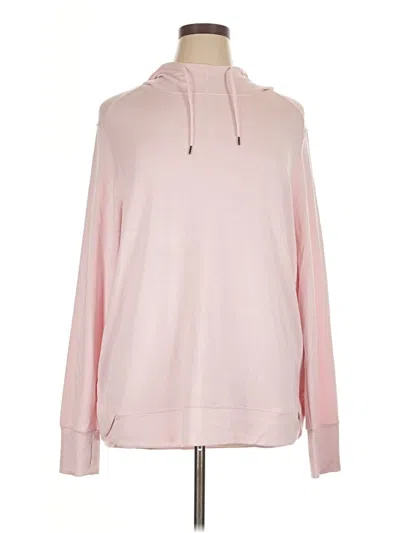 Pre-owned Athletic Works Pullover Hoodie In Pink