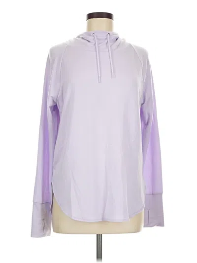 Pre-owned Athletic Works Pullover Hoodie In Purple