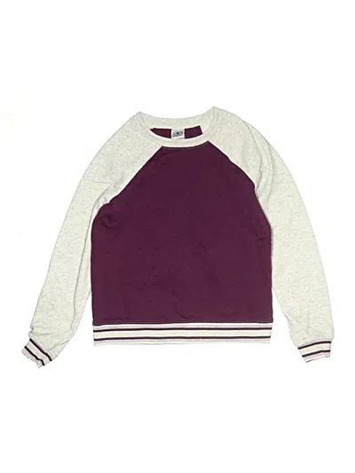 Pre-owned Athletic Works Kids' Pullover Sweater In Burgundy