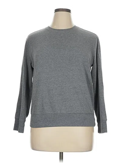 Pre-owned Athletic Works Pullover Sweater In Gray