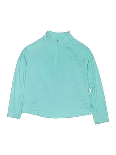 Pre-owned Athletic Works Kids' Pullover Sweater In Teal