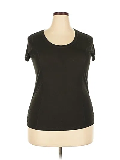 Pre-owned Athletic Works Short Sleeve T-shirt In Black