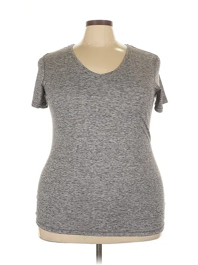 Pre-owned Athletic Works Short Sleeve T-shirt In Gray