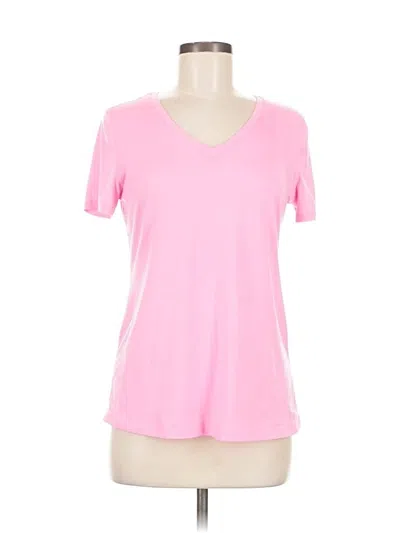 Pre-owned Athletic Works Short Sleeve T-shirt In Pink