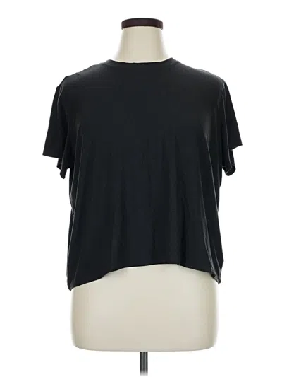 Pre-owned Athletic Works Short Sleeve T-shirt In Black
