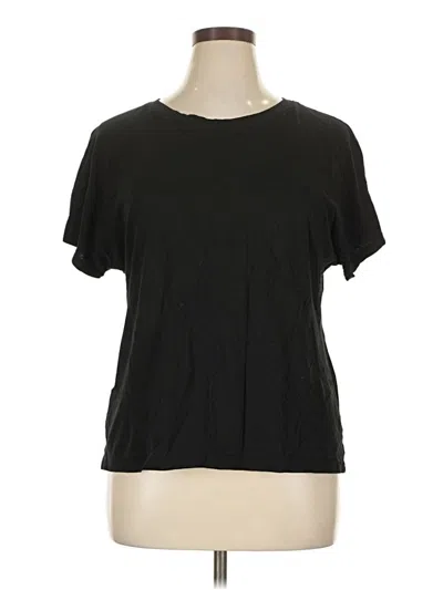 Pre-owned Athletic Works Short Sleeve T-shirt In Black