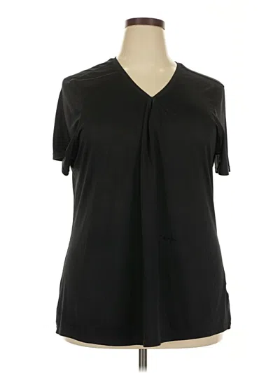 Pre-owned Athletic Works Short Sleeve T-shirt In Black