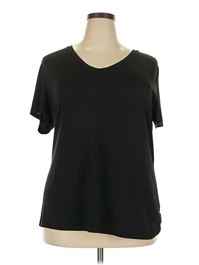 Pre-owned Athletic Works Short Sleeve T-shirt In Black