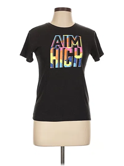 Pre-owned Athletic Works Short Sleeve T-shirt In Black