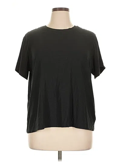 Pre-owned Athletic Works Short Sleeve T-shirt In Black