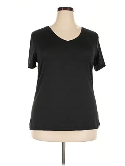 Pre-owned Athletic Works Short Sleeve T-shirt In Black