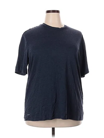 Pre-owned Athletic Works Short Sleeve T-shirt In Blue