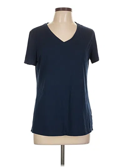 Pre-owned Athletic Works Short Sleeve T-shirt In Blue