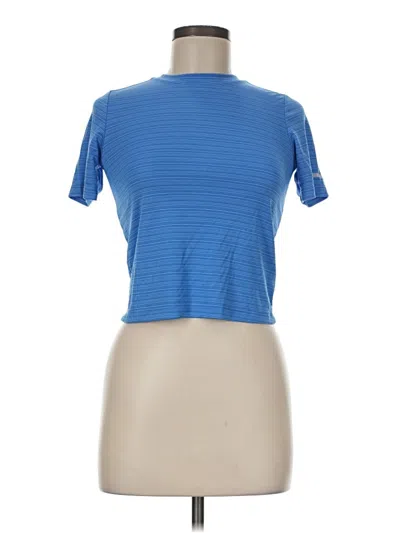 Pre-owned Athletic Works Short Sleeve T-shirt In Blue