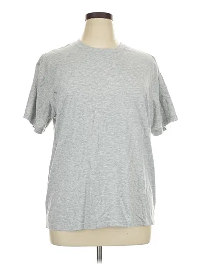 Pre-owned Athletic Works Short Sleeve T-shirt In Gray