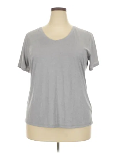 Pre-owned Athletic Works Short Sleeve T-shirt In Gray