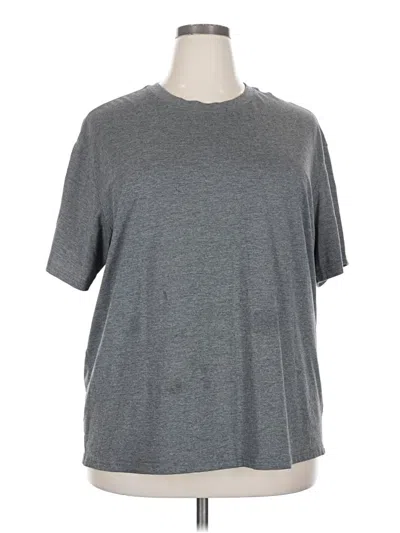 Pre-owned Athletic Works Short Sleeve T-shirt In Gray