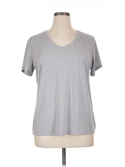 Pre-owned Athletic Works Short Sleeve T-shirt In Gray