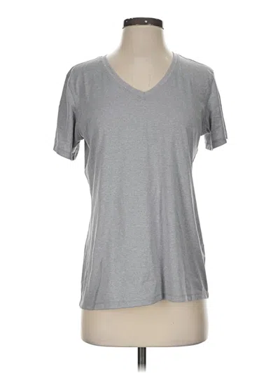 Pre-owned Athletic Works Short Sleeve T-shirt In Gray