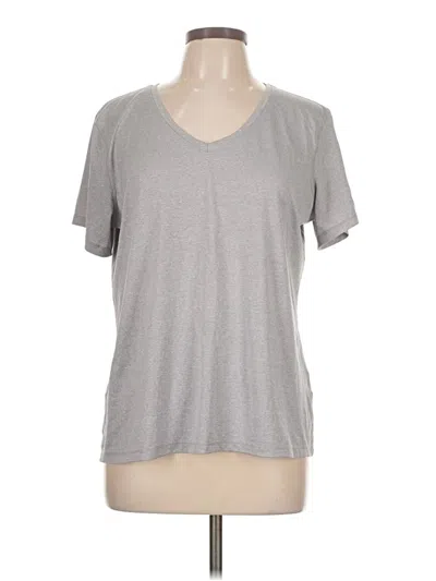 Pre-owned Athletic Works Short Sleeve T-shirt In Gray