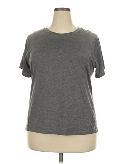 Pre-owned Athletic Works Short Sleeve T-shirt In Gray