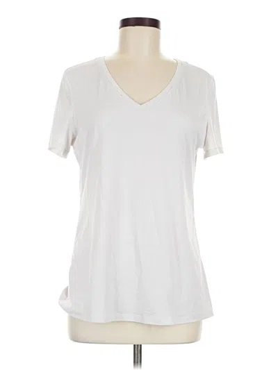 Pre-owned Athletic Works Short Sleeve T-shirt In Ivory