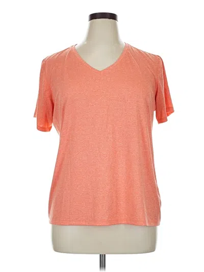 Pre-owned Athletic Works Short Sleeve T-shirt In Orange