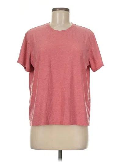 Pre-owned Athletic Works Short Sleeve T-shirt In Pink